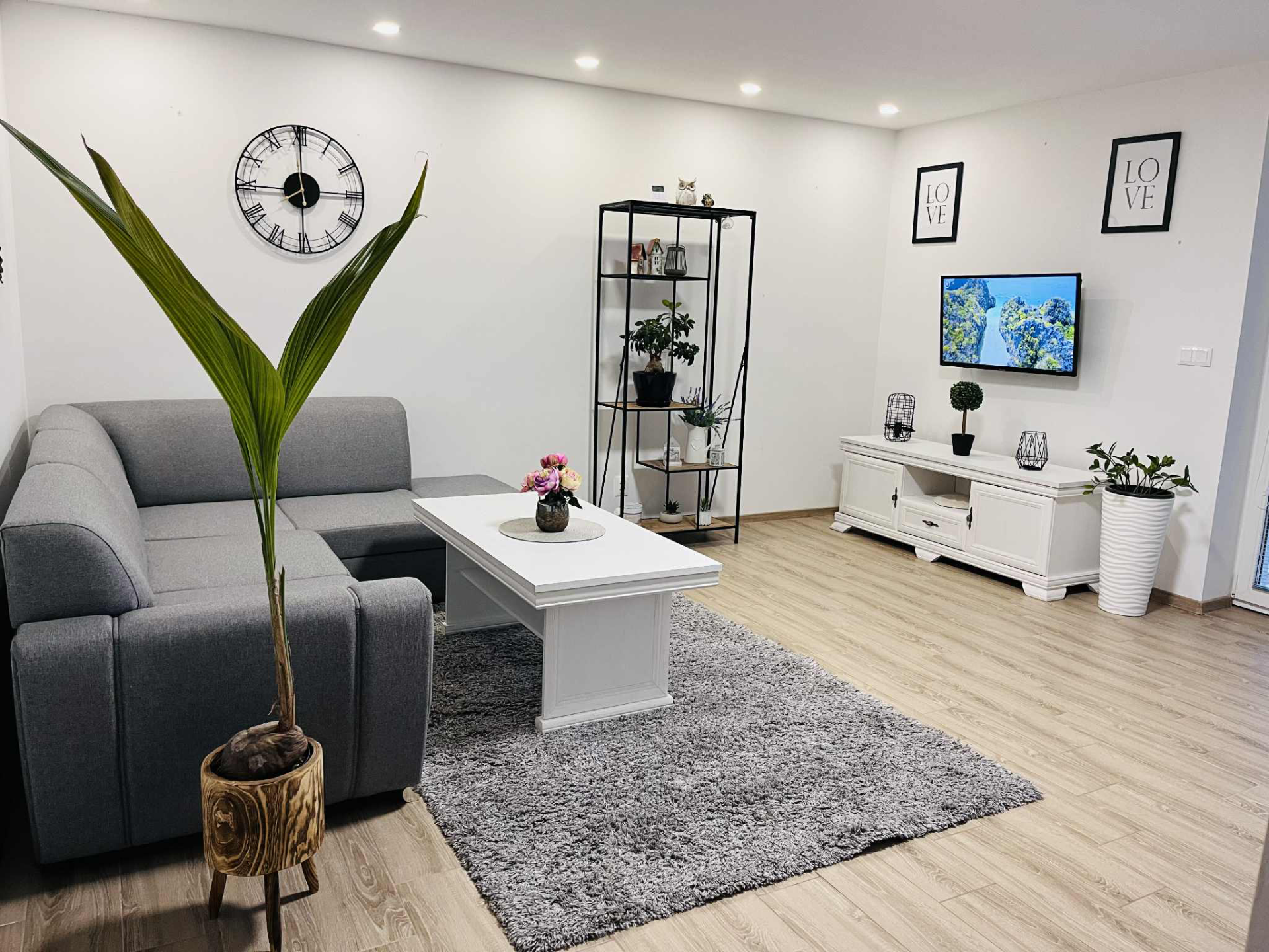 Obývacia izba apartmánu