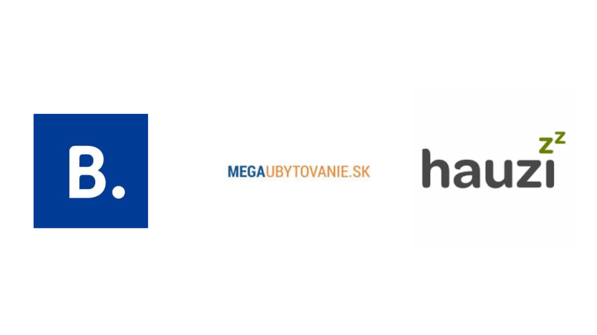 Booking.com, MegaUbytovanie.sk a Hauzi